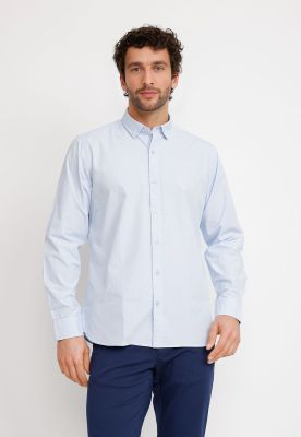 Imagen 1 del producto Camisa ML Hombre Basilio Celeste
