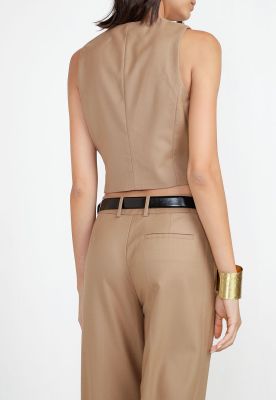 Imagen 2 del producto Vest Mujer Lana Camel