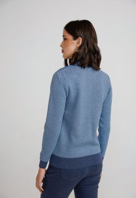 Imagen 2 del producto Sweater Mujer Algodón Celeste