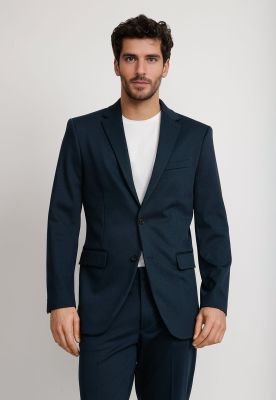 Chaqueta Formal Hombre Azul Medio 4JRJ4434