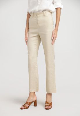 Imagen 1 del producto Pantalón Mujer Savanah Lino Beige