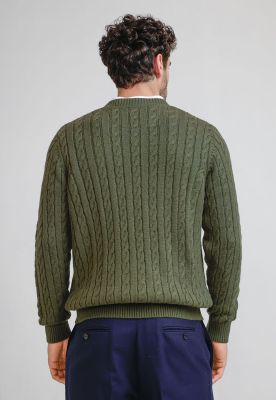Imagen 2 del producto Sweater Hombre Trenzado Phantom Verde