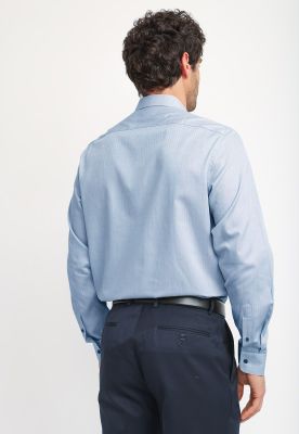 Imagen 2 del producto Camisa Hombre Formal Algodón Classic Azul Piedra