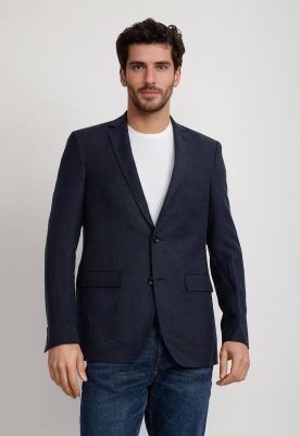 Chaqueta Hombre Lino Navy THE SARAH SLIM JACKET S25-26