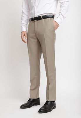 Pantalón Hombre Formal Lana S100'S Mix&Color Khaki