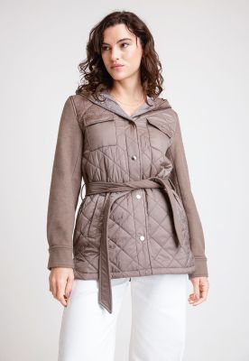 Parka De Mujer Modelo Lana Color Taupe