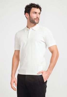Polera Hombre Polo Knit Beige