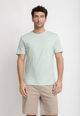 Polera Cuello C Algodón Pima Marcus Menta