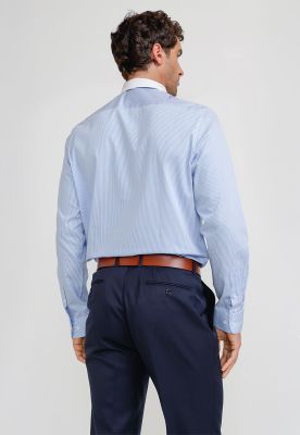 Imagen 2 del producto Camisa Hombre Formal Algodón Classic Azul Marino