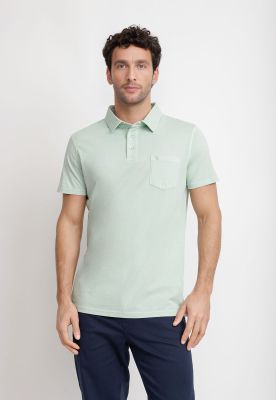 Polera Polo Algodón Pima Marc Menta