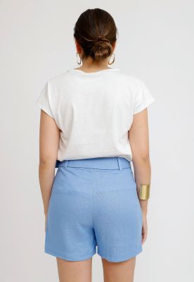 Imagen 2 del producto Polera Mujer Bilbao Algodón Peruano Blanco