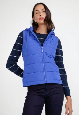 Parka Mujer Sin Mangas Bimba Azulino