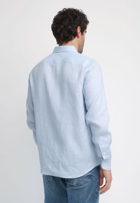Imagen 2 del producto Camisa Hombre Lino Celeste 4KSW7056