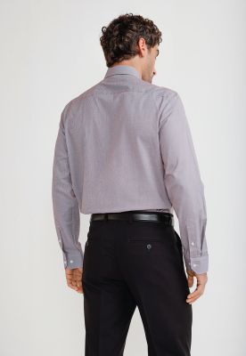 Imagen 2 del producto Camisa Hombre Formal Algodón Burdeo THE DOBBY SHIRT_3 SLIM W25