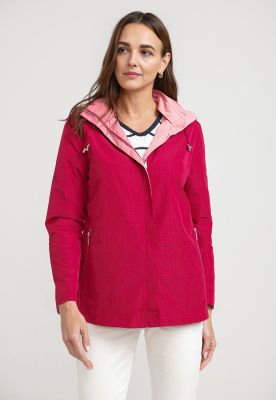 Chaqueta Mujer Eva Reversible Guinda