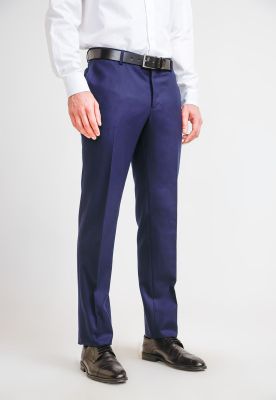 Pantalón Hombre Formal Flannel Azul Marino