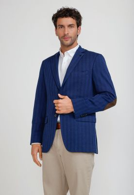 Chaqueta Casual Algodón Claire Azul Marino