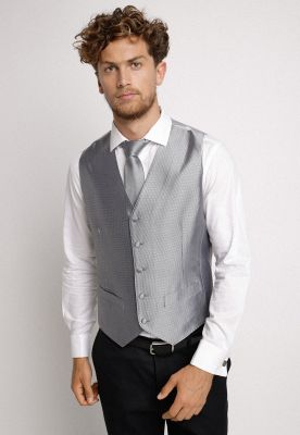 Imagen 1 del producto Gilet Formal Hombre Luxury Seda Gris