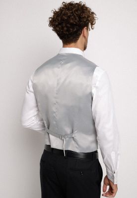 Imagen 2 del producto Gilet Formal Hombre Luxury Seda Gris