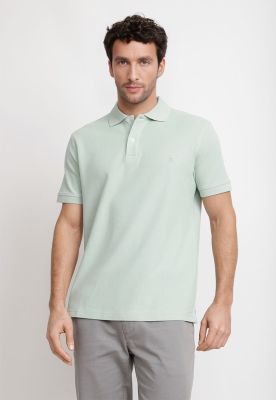 Polera Polo Pique Algodón Marini Menta