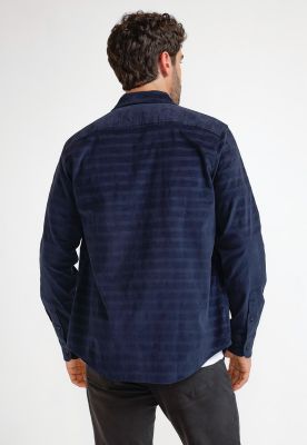 Imagen 2 del producto Camisa Hombre De Cotele Manga Larga Azul Marino