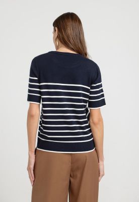 Imagen 2 del producto Polera Mujer Mila Viscosa Marino-Crudo