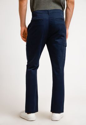 Imagen 2 del producto Pantalón De Hombre Algodón Liso Navy