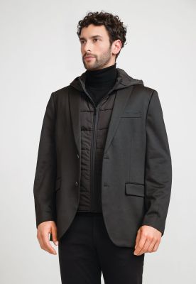 Chaqueta Hombre 2 en 1 Negra