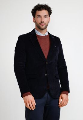 Chaqueta Hombre Cotelé Azul Marino