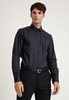 Camisa Formal Hombre Wrinkle Free (Evita Arrugas) Negro