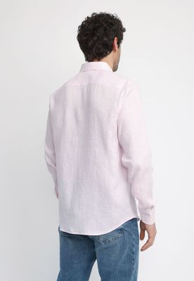 Imagen 2 del producto Camisa Hombre Lino Rosado 4KSW7056