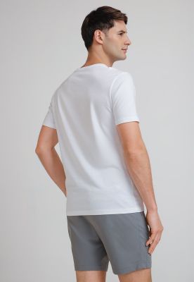 Imagen 2 del producto Polera Hombre Básica 100% Algodón Blanco