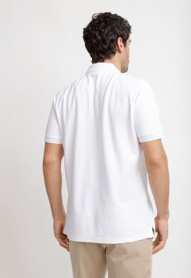 Imagen 2 del producto Polera Polo Pique Algodón Marini Blanco