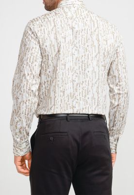Imagen 2 del producto Camisa Hombre Estampada Stretch Beige