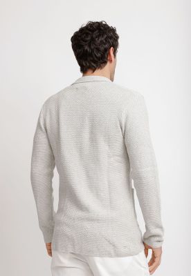 Imagen 2 del producto Cardigan 3 Botones Algodón Paulo Beige