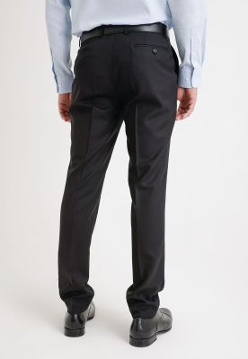 Imagen 2 del producto Pantalón Formal Hombre Lana S100'S Liso Slim Perfect Suit Negro