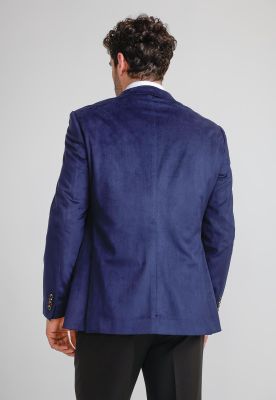 Imagen 2 del producto Chaqueta Hombre Formal Terciopelo Slim Executive Azul Marino