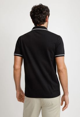 Imagen 2 del producto Polera Hombre Polo Manga Corta Negra OPKB0690