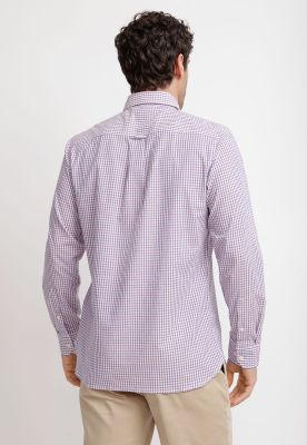 Imagen 2 del producto Camisa Cuadros Algodón Baudilio Coral