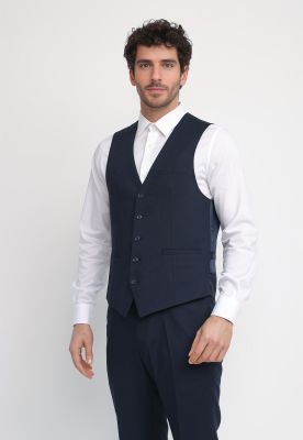 Gilet Formal Hombre Navy THE WASHABLE VEST S25-26