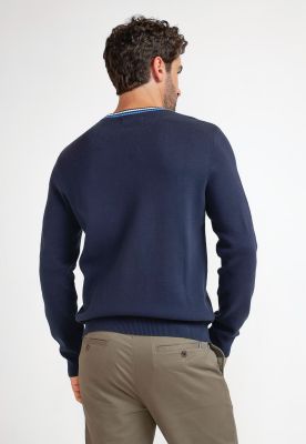 Imagen 2 del producto Tejido Hombre Algodón Cuello Redondo Navy