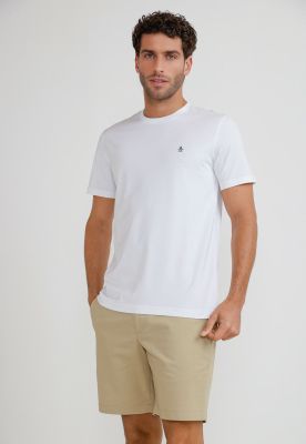 Polera Hombre Manga Corta Blanca OPKB2001