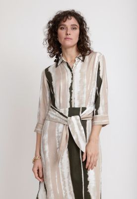 Vestido Mujer Anís Viscosa Safari