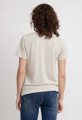 Imagen 2 del producto Polera Mujer Gantt Lino Beige