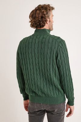 Imagen 2 del producto Sweater Hombre Pier Trenzado Verde