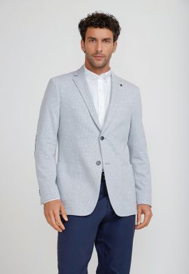 Chaqueta Casual Algodón Clark Gris