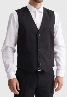 Gilet hombre clasico negro