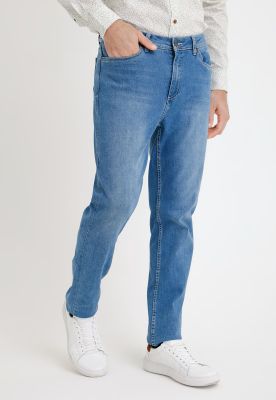 Jeans Hombre Slim Fit Namor Algodón Celeste