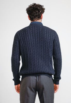Imagen 2 del producto Sweater Hombre Trenzado Phantom Azul Marino