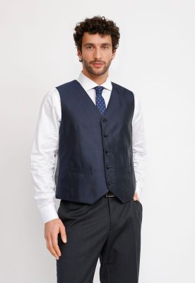 Gilet Hombre Formal Seda Gilet&Co Azul Marino